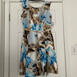Floral Knee Length Dress